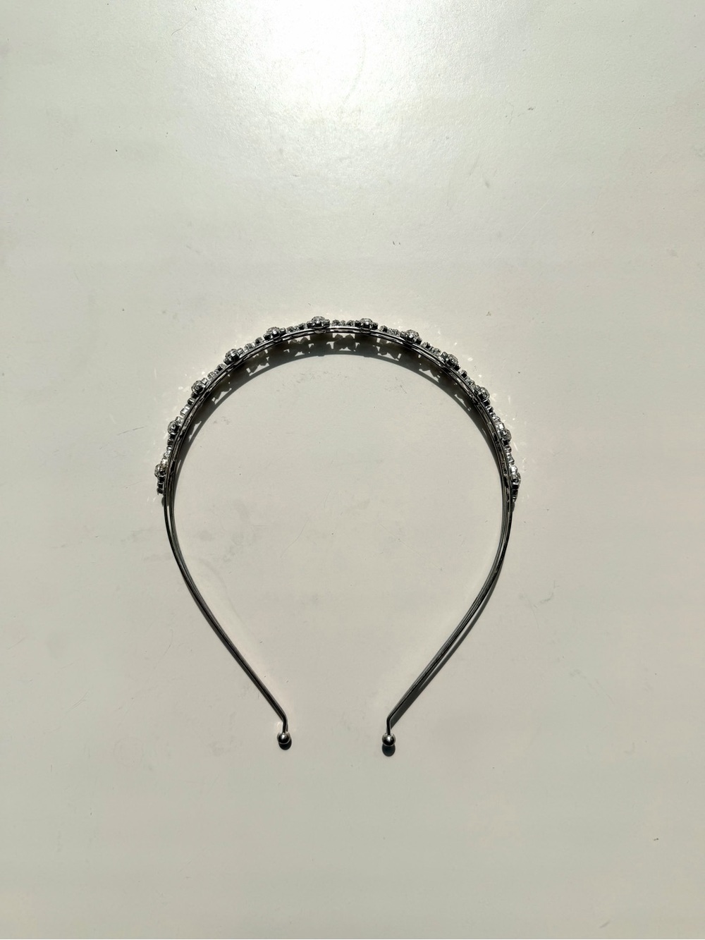 Rhinestone Crystal Tiara Headband - Bridal/Prom Hair Accessory
